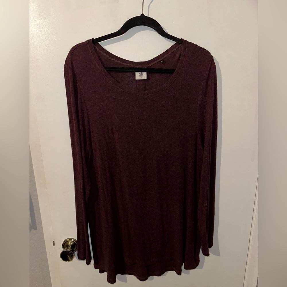 Perfect condition Maroon long sleeve cabi blouse